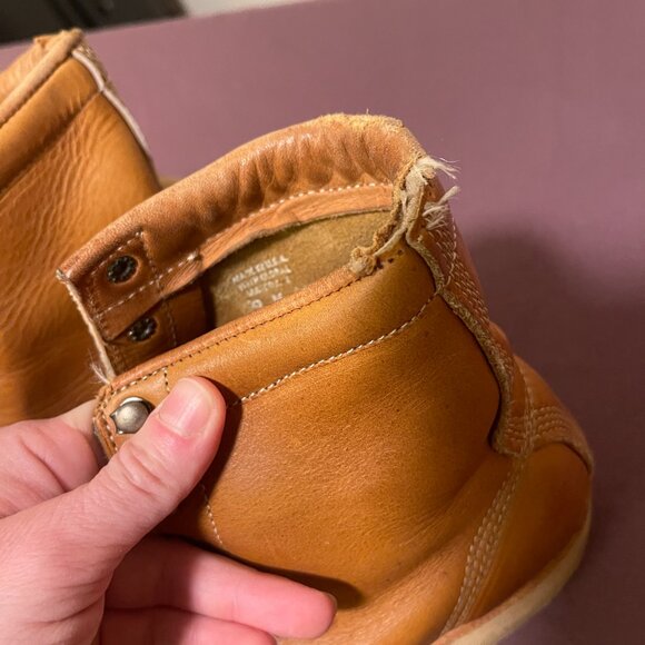 Timberland American Craft Moc Toe Boots - Medium Brown - Full Grain Men's Size 9 - Picture 2 of 8